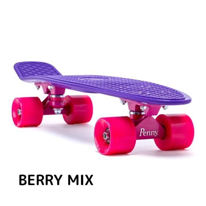 Penny ペニースケートボード 新色 22インチ クラシックスシリーズ BERRY MIX 0PCL9-28 プラスティック素材 ウィール59mm Abec7 STEEL 正規品｜dreamy1117｜02