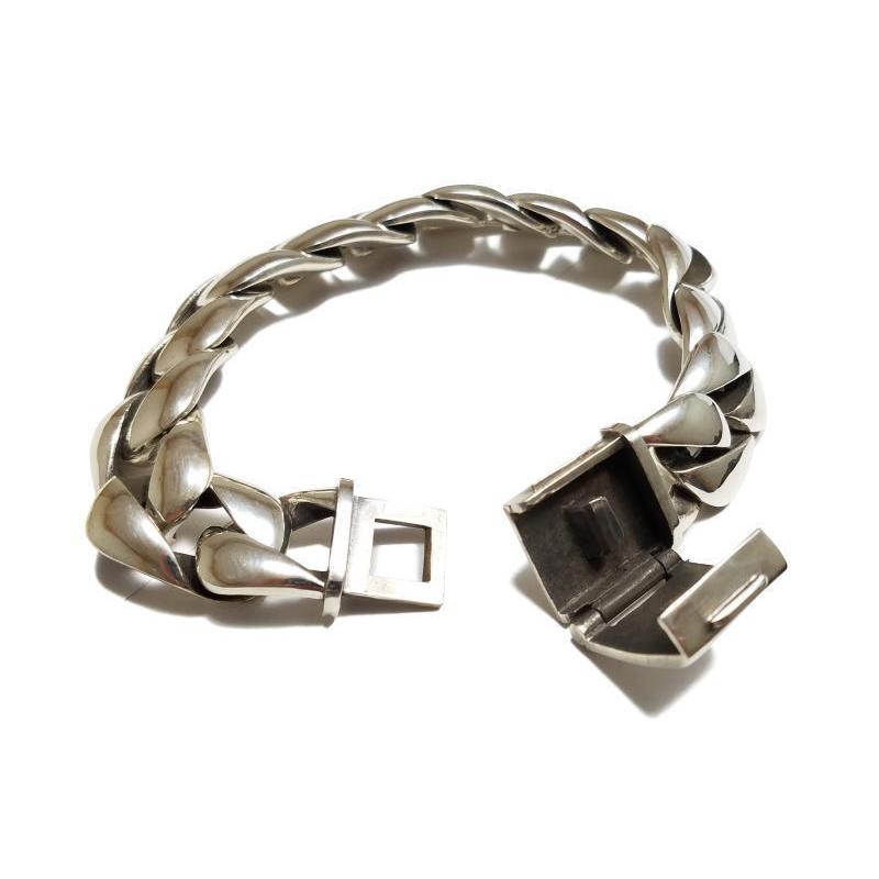 [DREDLINE限定] db-032l HYNブレスレットLサイズ極太喜平チェーンメンズsilver925超極太ブレスキヘイブレスレットハードシルバーアクセメンズバイカーの画像