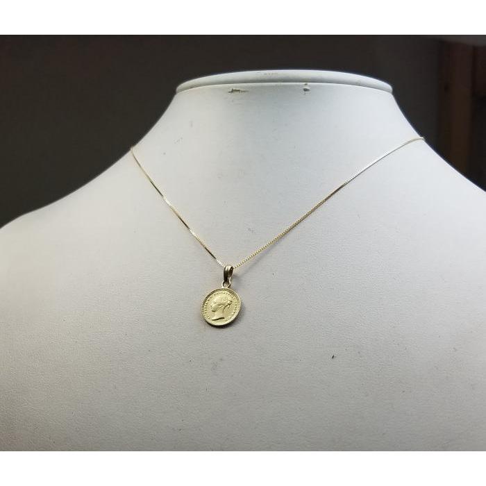 フューチャードアズ】 fdp-026 k18 アンティークコインペンダント