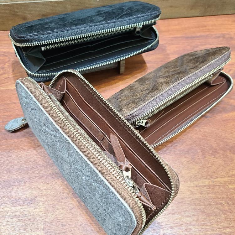 KC,s ケーシーズ ウォレット ラウンドジップ3 エレファント kiw137 象  