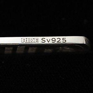 0408-041 本昌平RIDEロゴシルバーリング限定シリーズＲＩＤＥドッグタグ 東本昌平RIDEライドオフィシャルシルバーアクセサリードッグタグ