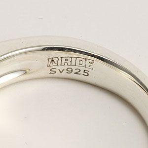 東本昌平RIDEライドオフィシャルシルバーアクセサリーロゴリング 