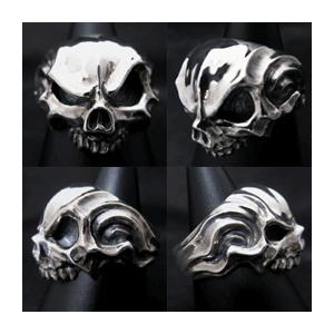 【送料無料】 KAGEMARU DESIGNS カゲマルデザイン sr008 マッドスカルリング シルバー silver925 |  | 01