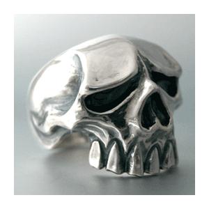 【送料無料】 KAGEMARU DESIGNS カゲマルデザイン sr018 ロゴフェイススカルリング シルバー silver925 | 