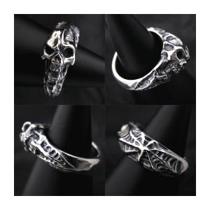 【送料無料】 KAGEMARU DESIGNS カゲマルデザイン sr021 シャウトスカルリング シルバー silver925 |  | 01