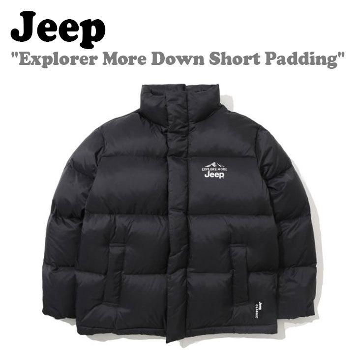 ジープ ダウン Jeep Explorer More Down Short Padding エクスプローラー モア ダウン ショート パディング BLACK ブラック GL5JPU495BK ウェア