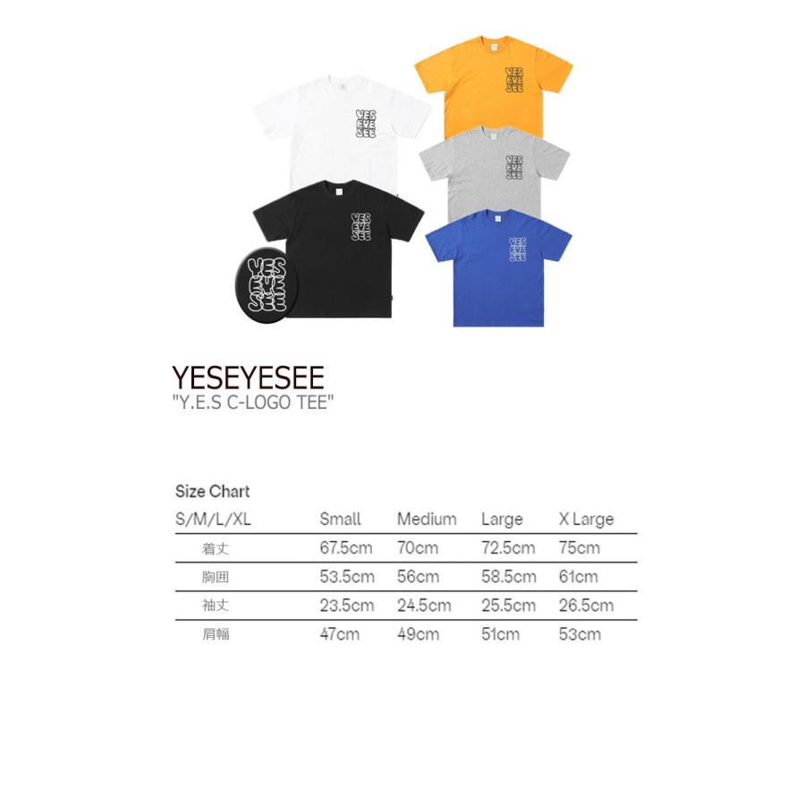 イェスアイシー 半袖Ｔシャツ YESEYESEE メンズ レディース C-Logo Tee CロゴＴシャツ 全9色 YES335/6/7/8/9 YES738/9 YES740/1/2/3 ウェア｜drescco｜09