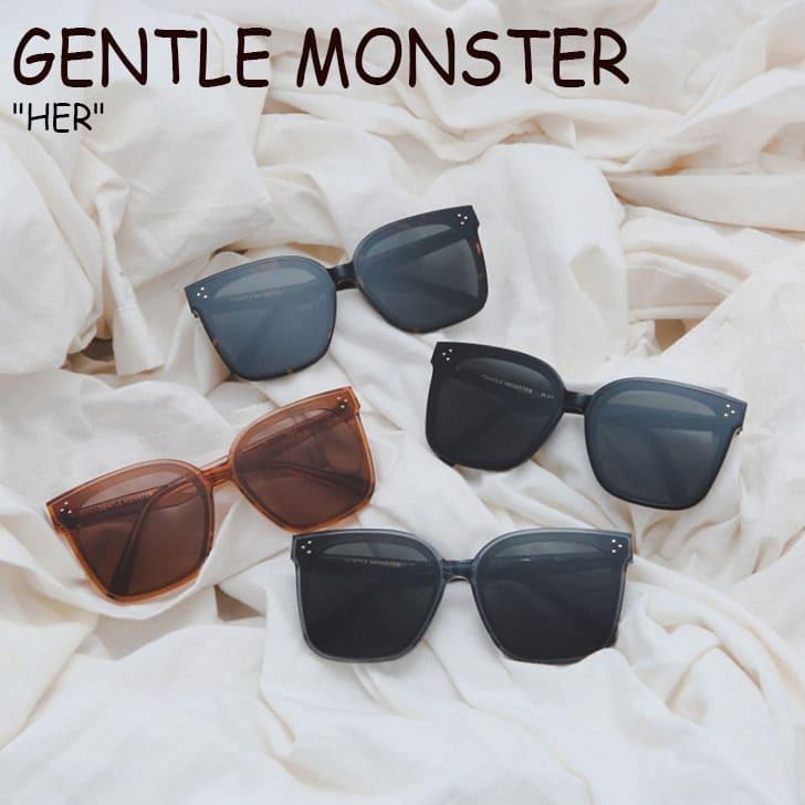 予約販売 本 G1 ブラック 01 ハー Her Monster Gentle サングラス ジェントルモンスター おしゃれ スクエア Monster Gentle Gentlemonster グレー Acc 韓国アクセサリー ブラウン 1 レオパード T1 財布 帽子 ファッション小物 Rankinengineering Com