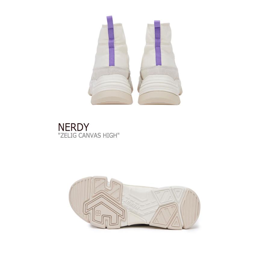 ノルディ スニーカー NERDY ZELIG CANVAS HIGH ゼリグ キャンバス ハイ BLACK PURPLE IVORY ノルディー PNES21AE10010/170/030 シューズ ノルディ スニーカー NERDY ZELIG CANVAS HIGH ゼリグ キャンバス ハイ BLACK PURPLE IVORY ノルディー PNES21AE10010/170/030