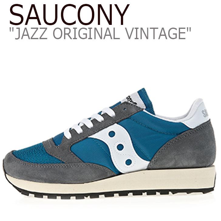 保障できる サッカニー ジャズオリジナル スニーカー Saucony メンズ Jazz Original Vintage ジャズヴィンテージ Blue ブルー S シューズ 人気ブランドを Transfer Gitsport Net