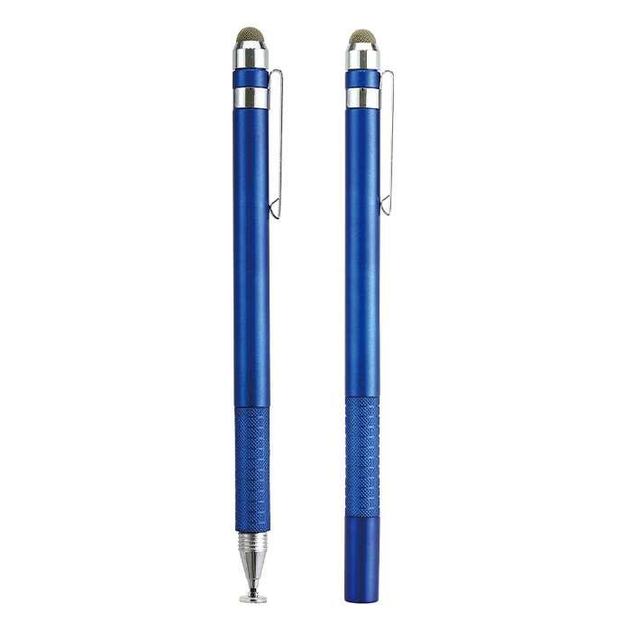 タッチペン 2WAYタッチペン 導電性繊維タイプ ディスクタイプ 金属繊維