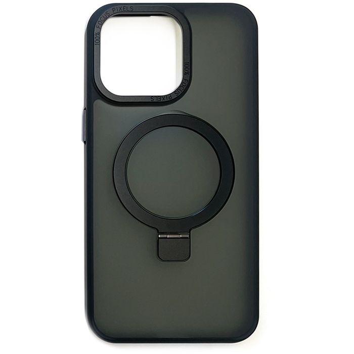 iPhone15 Pro Max用 磁気ワイヤレス充電対応 スタンドリング付き背面