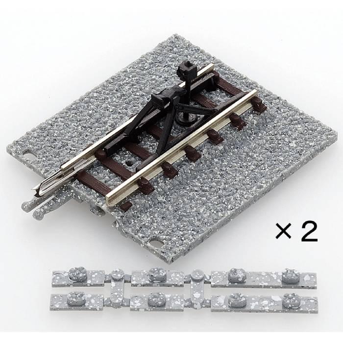 Nゲージ ワイドエンドレール E-WI F 2本セット 鉄道模型