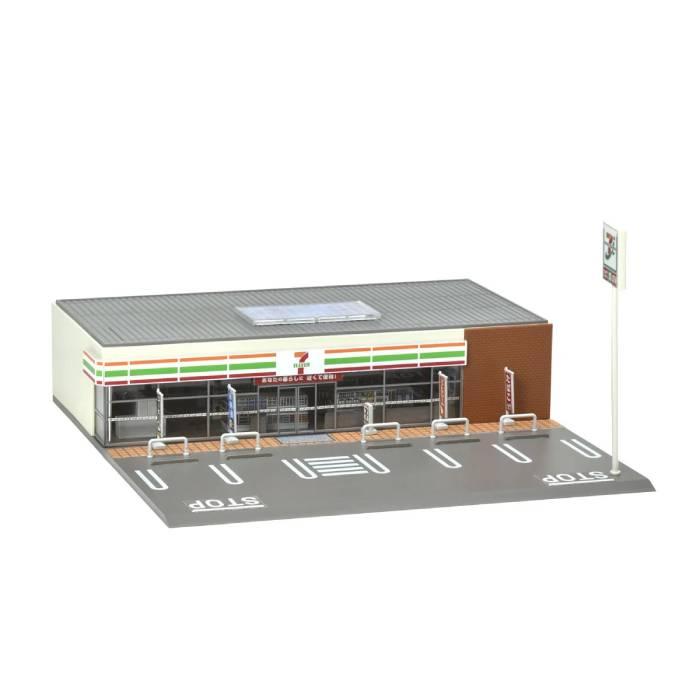 Nゲージ コンビニエンスストア セブン‐イレブン 鉄道模型 ジオラマ
