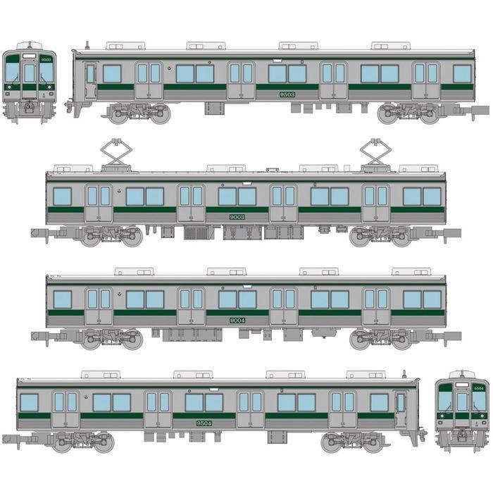 鉄道コレクション　南海9000系　B 南海電気鉄道9000系(旧塗装・緑帯)4両セットB｜製品をさがす｜ジオコレ