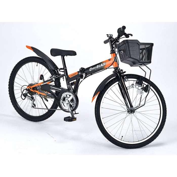 北海道・四国・九州・沖縄・離島配送不可 代引不可 折畳ジュニアMTB24・6SP ブラック こども用自転車の画像