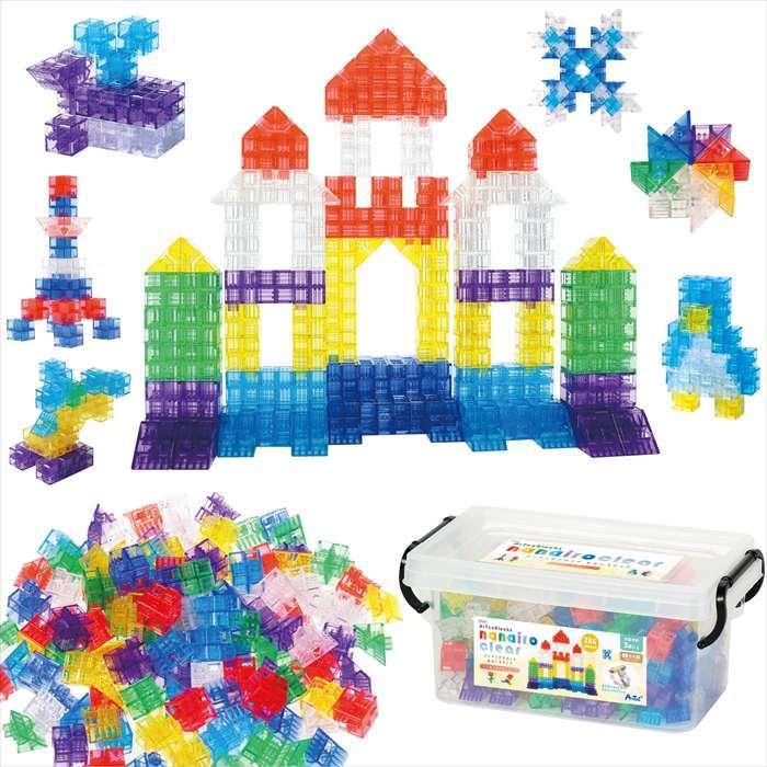 Artecブロック なないろクリア たっぷりセット おもちゃ 玩具 知育玩具 アーテック 151141_1