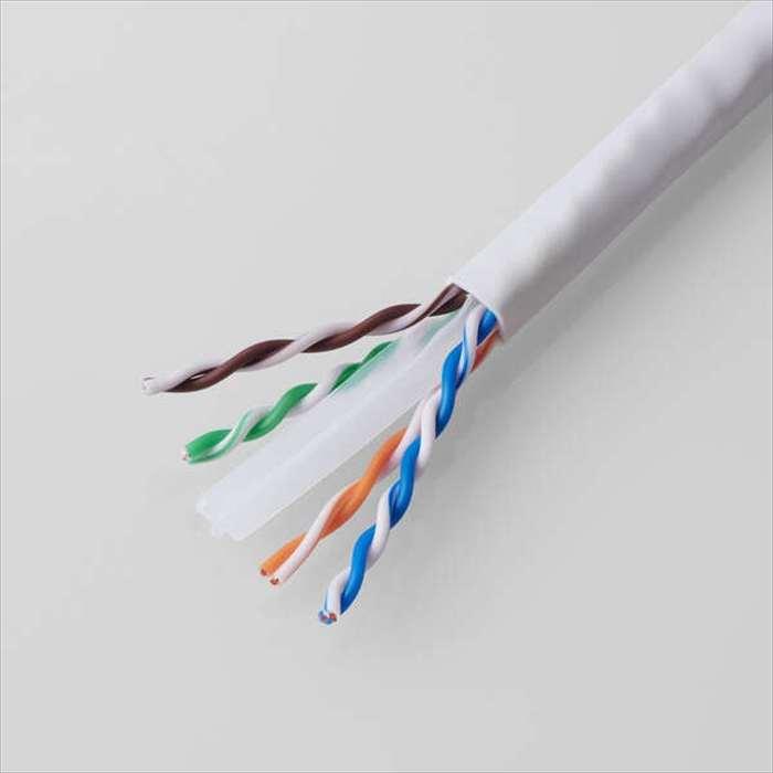 即日出荷 代引不可 Cat6A 長尺LANケーブル 白 100ｍ 高速 安定 ネットワーク環境 自作用LANケーブル エレコム LD-GPAL/WH100RS_2