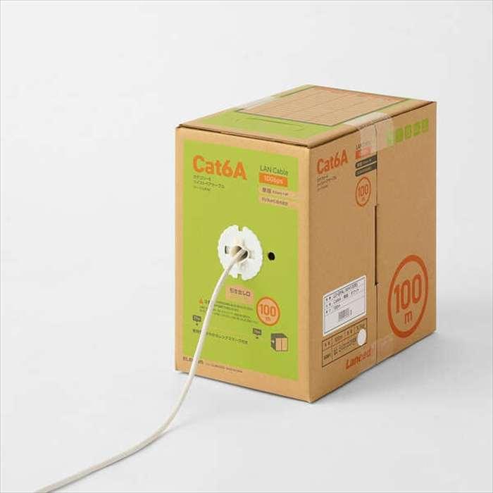 即日出荷 代引不可 Cat6A 長尺LANケーブル 白 100ｍ 高速 安定 ネットワーク環境 自作用LANケーブル エレコム LD-GPAL/WH100RS_5