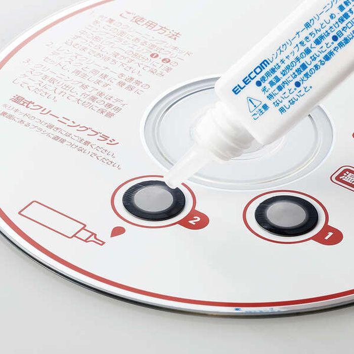 代引不可 CD/DVD用レンズクリーナー 湿式 汚れ ホコリ 拭き取り エレコム CK-CDDVD3｜dresma｜05