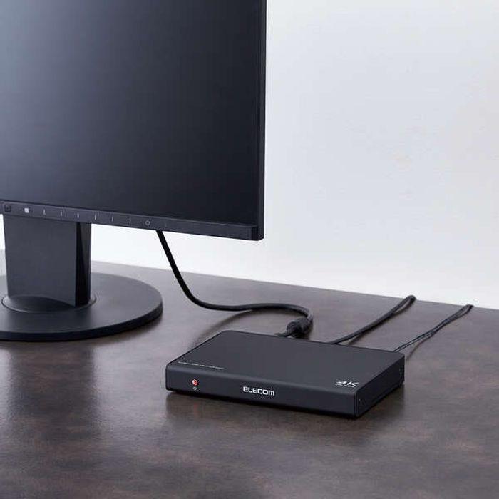 即日出荷 代引不可 HDMI分配器 4K60Hz対応 18Gbps 4ポート エレコム VSP-HDP14BK_3