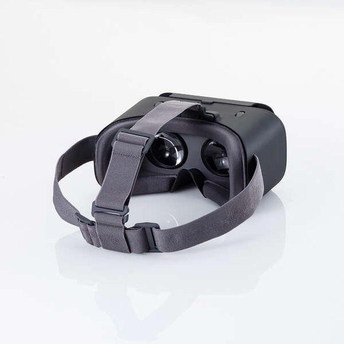 あすつく 代引不可 VRゴーグル スタンダード VRグラス 臨場感 映像 ブラック エレコム VRG-X02BK|dresma|03