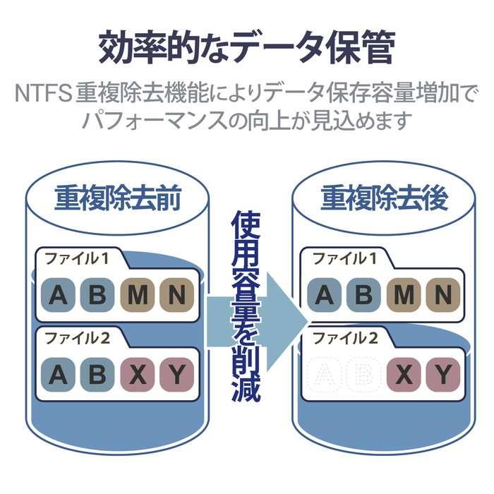 代引不可 NAS ネットワークHDD Windows Server IoT 2022 for Storage搭載 Atom 4ベイデスクトップ 8TB｜dresma｜07