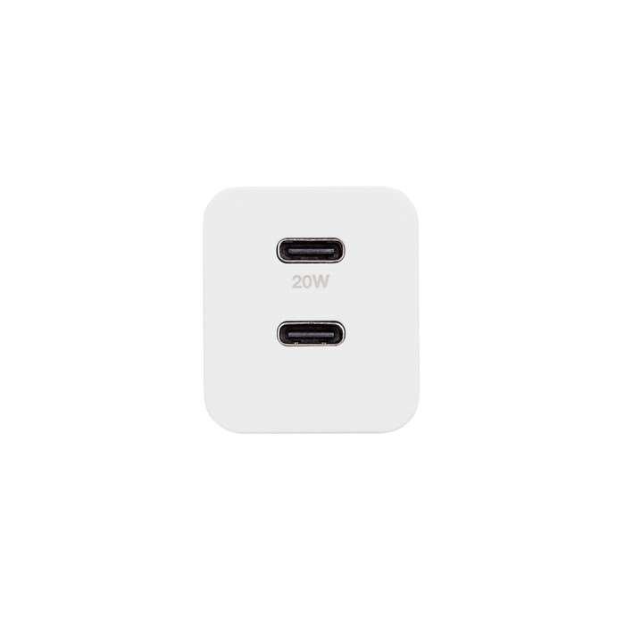 代引不可 USB Type-C 充電器 PD 対応 最大出力20W タイプC ×2 ホワイト iPhone iPad｜dresma｜05