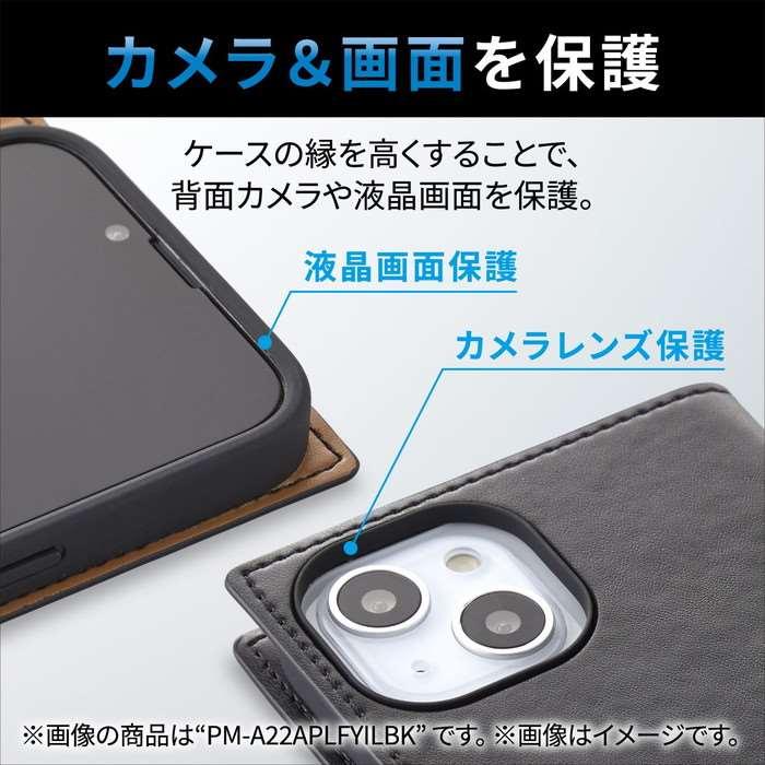 代引不可 iPhone 14 Pro ケース カバー レザー 軽量 ショルダーストラップ付 コインケース付｜dresma｜02