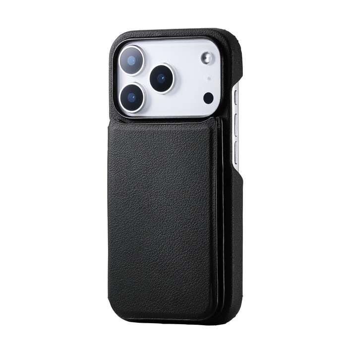 代引不可 iPhone 17 Pro ケース ソフトレザー カードケース機能付