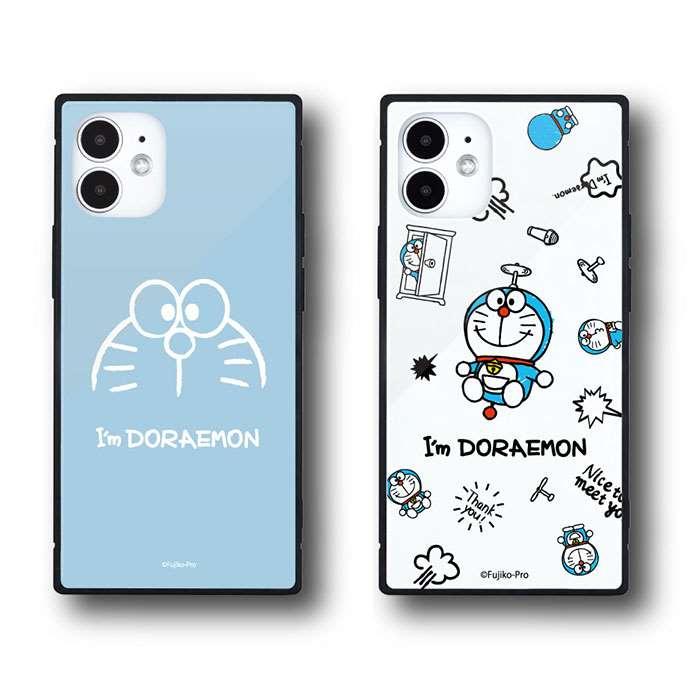 Iphone12mini 対応 ケース ドラえもん I M Doraemon スクエアガラスケース ハイブリッドケース v スマホカバー専門店 ドレスマ 通販 Yahoo ショッピング