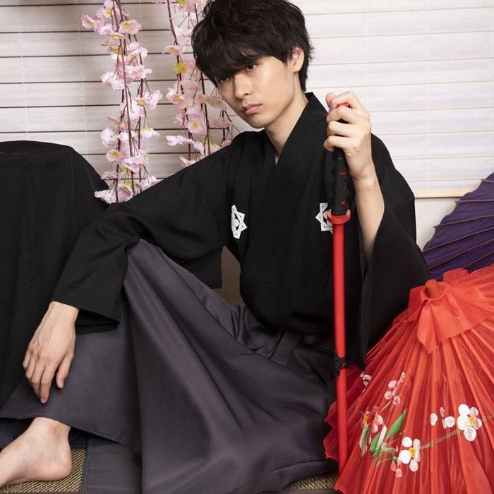 花鳥風月 侍 袴 セット 和装 和服 コスプレ コスチューム 衣装 仮装 変装 メンズサイズ 粋 かっこいい クリアストーン スマホカバー専門店 ドレスマ 通販 Yahoo ショッピング