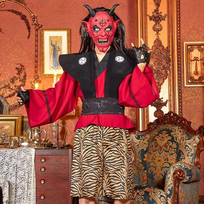 ゴッドオブ鬼 節分 豆まき 鬼コスプレ 節分コスプレ 衣装 仮装 変装