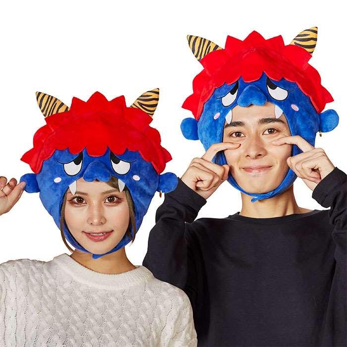 青鬼かぶりもの 節分 豆まき 鬼コスプレ 節分コスプレ かぶりもの スマホカバー専門店 ドレスマ 通販 Yahoo ショッピング