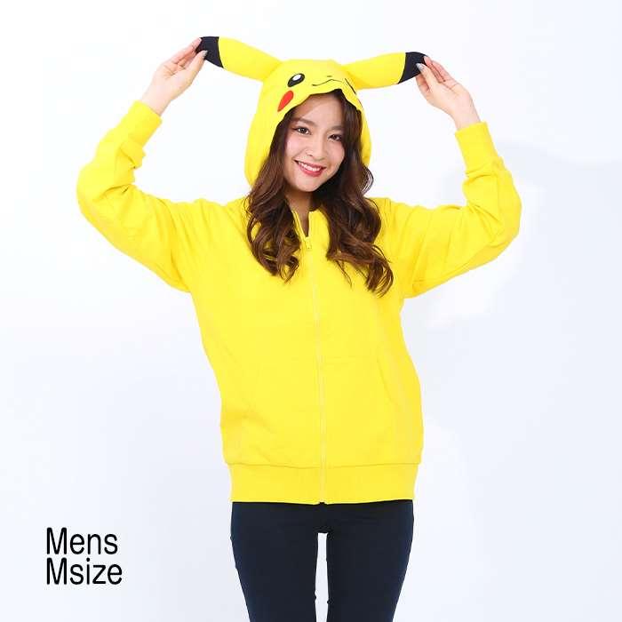 パーカー フルジップパーカー ピカチュウ キャラクターパーカー フーディー メンズmサイズ トップス ポケモン ポケットモンスター スマホカバー専門店 ドレスマ 通販 Yahoo ショッピング