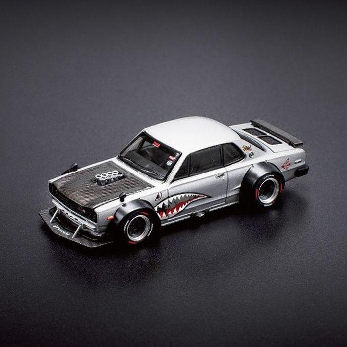 PRE5 POP RACE x Enigma 1/64 SKYLINE GT-R V8 DRIFT (HAKOSUKA