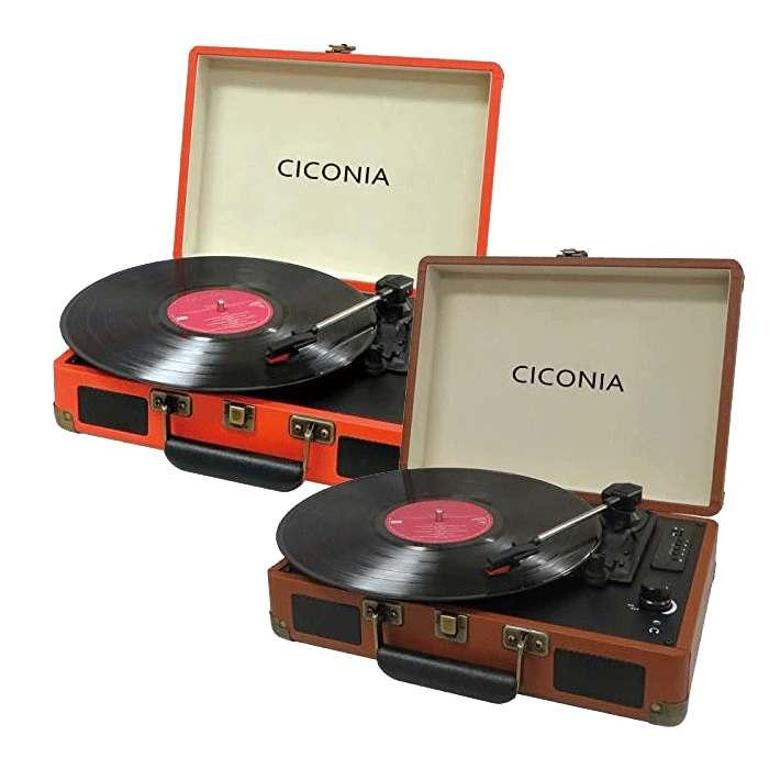 レコードプレーヤー レトロ クラシカル 多機能 ターンテーブル CICONIA