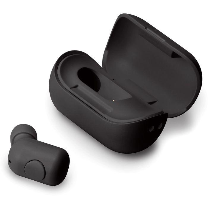 Bluetooth(R) 5.0搭載 片耳ワイヤレスイヤホン 充電ケース付き ブラック PGA PG-BTE13BC1BK｜dresma｜04