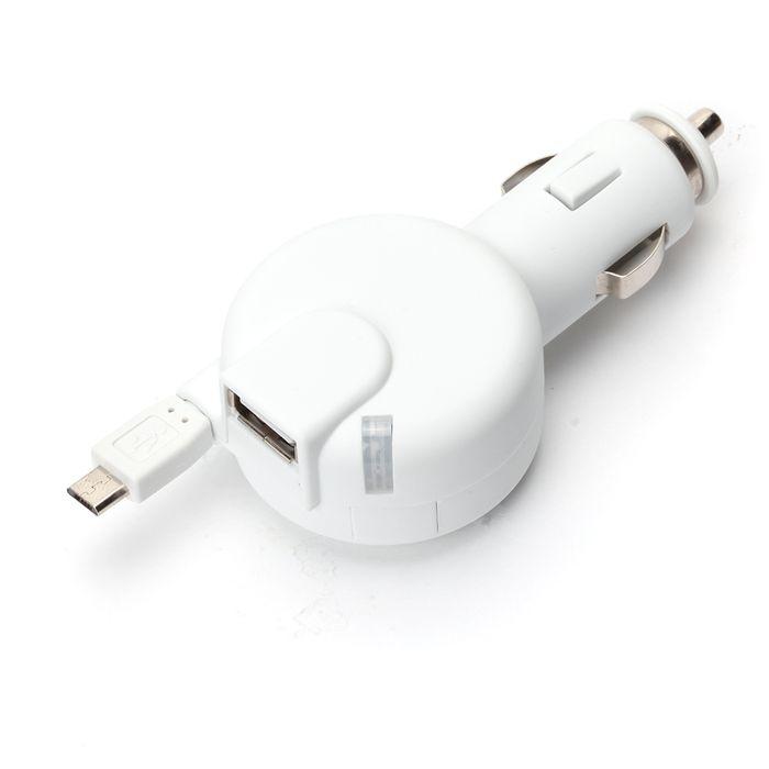 IQOS アイコス 充電 IQOS用microUSB巻取ケーブル0.6m&USB1ポート搭載