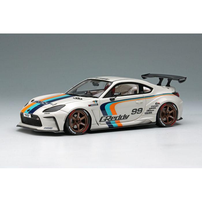 1/43 トラスト グレッディ GR86 ターボ 東京オートサロン2023 クリスタルホワイトパール メイクアップ EM664の画像