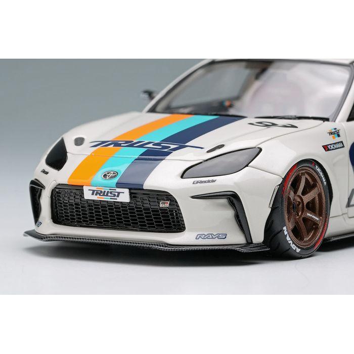 1/43 トラスト グレッディ GR86 ターボ 東京オートサロン2023 クリスタルホワイトパール メイクアップ EM664の画像
