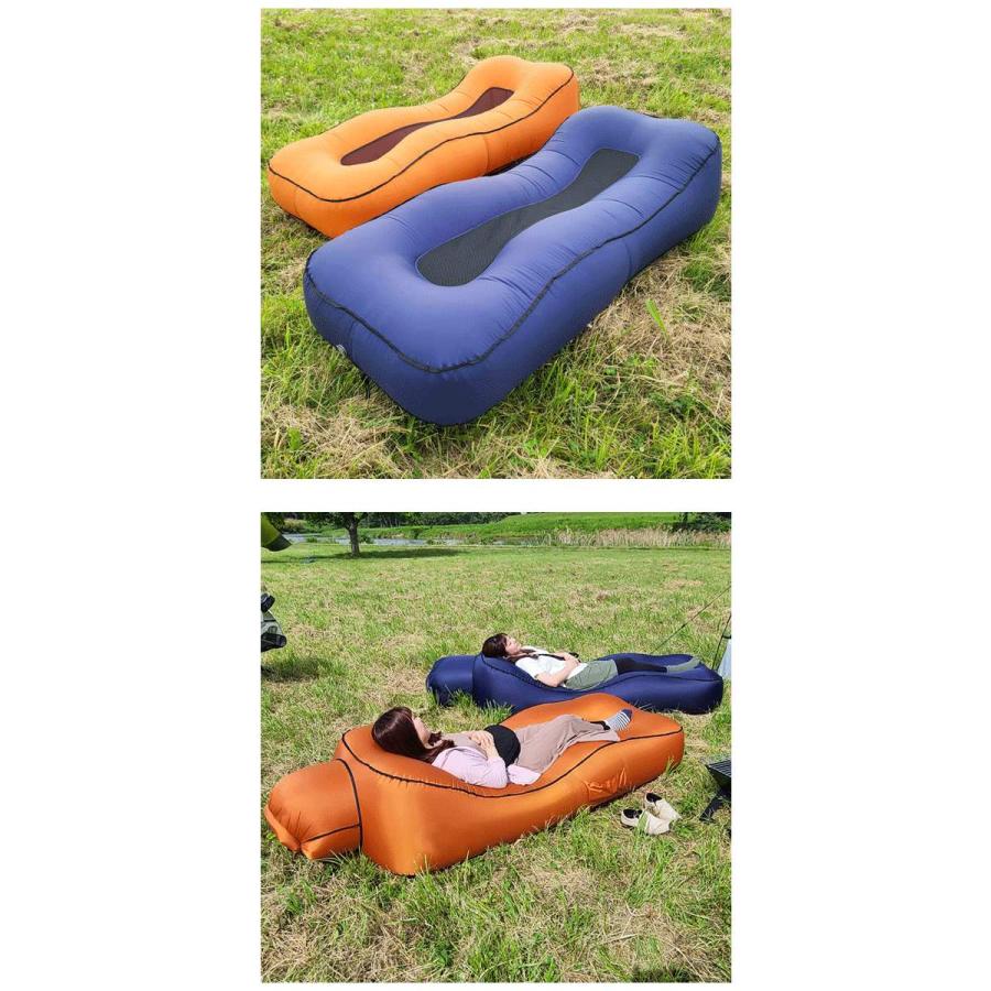 即日出荷 エアーベッド 肉厚ベッド 軽量コンパクト メッシュ素材 耐