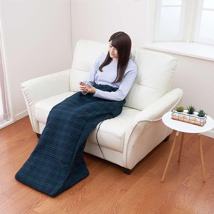 あったか脚入れジーター グリーン 足入れヒーター 足温器 タイマー 室温センサー_1