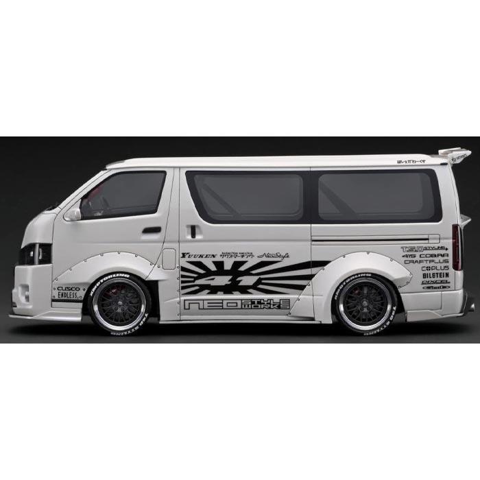 イグニッションモデル 1/18 T・S・D WORKS HIACE Pearl White イグニッションモデル 1/18 T・S・D WORKS HIACE Pearl White