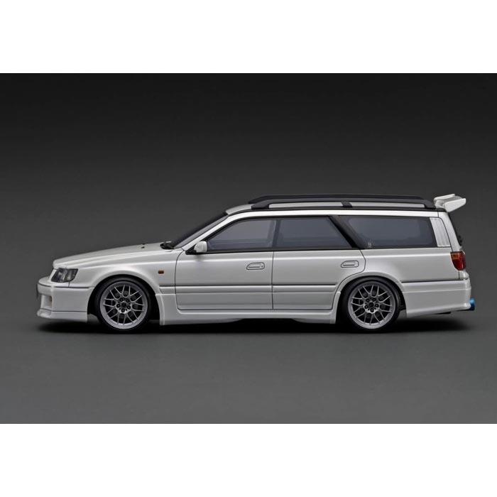 IGモデル 1/18 Nissan STAGEA 260RS WGNC34 Pearl White ミニカー 車