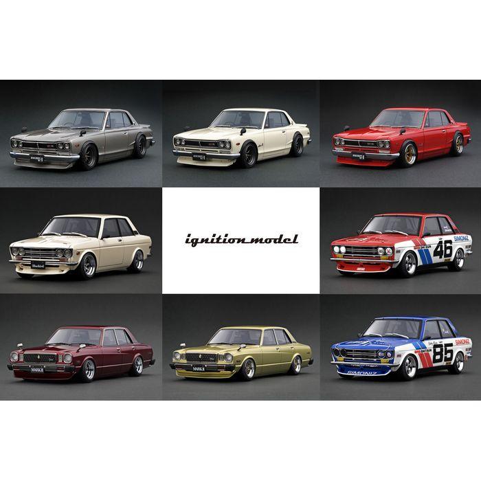 1/18 イグニッションモデル Datsun Bluebird (510) White ダットサン