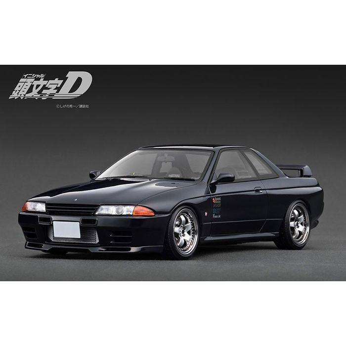 1/18 INITIAL D Nissan Skyline GT-R V-specII (BNR32) Black 頭文字D
