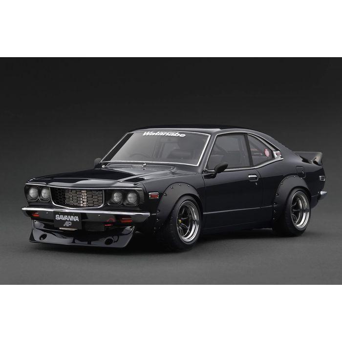 1/18 マツダ サバンナ (S124A) セミワークス ブラック 模型 ミニカー