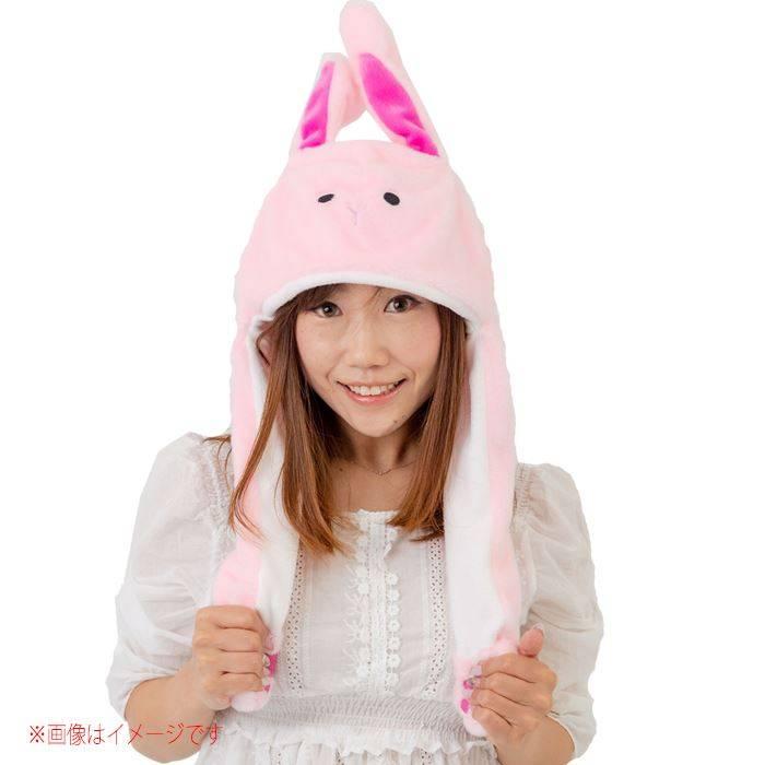 耳が動く ぱたぱたキャップ ぱたぱた帽子 ぱたぱたうさぎ ぴょこぴょこ