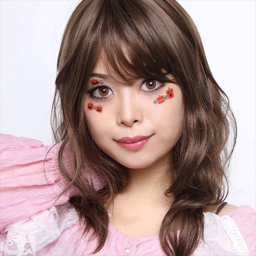 フェイスシール アイメイク2 Pumpkin パンプキン カボチャ ハロウィンフェイスシール ハロウィンメイク スマホカバー専門店 ドレスマ 通販 Yahoo ショッピング